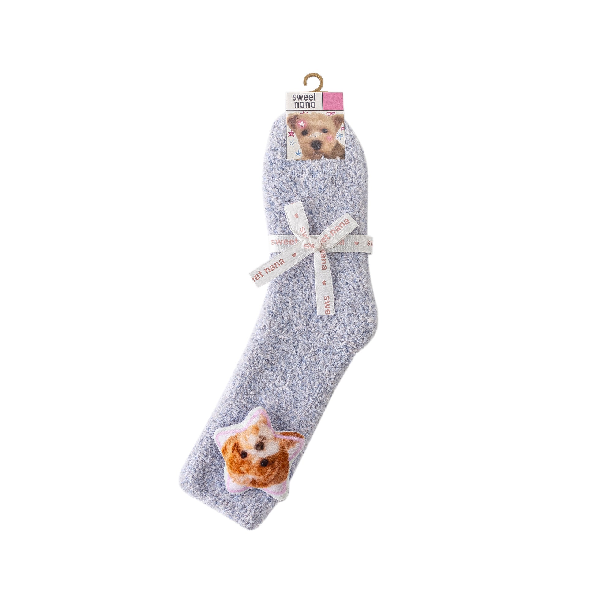 レディース クルー ソックス リトルアニマルスターシリーズ ふわふわ快適 暖かい 室内用ソックス