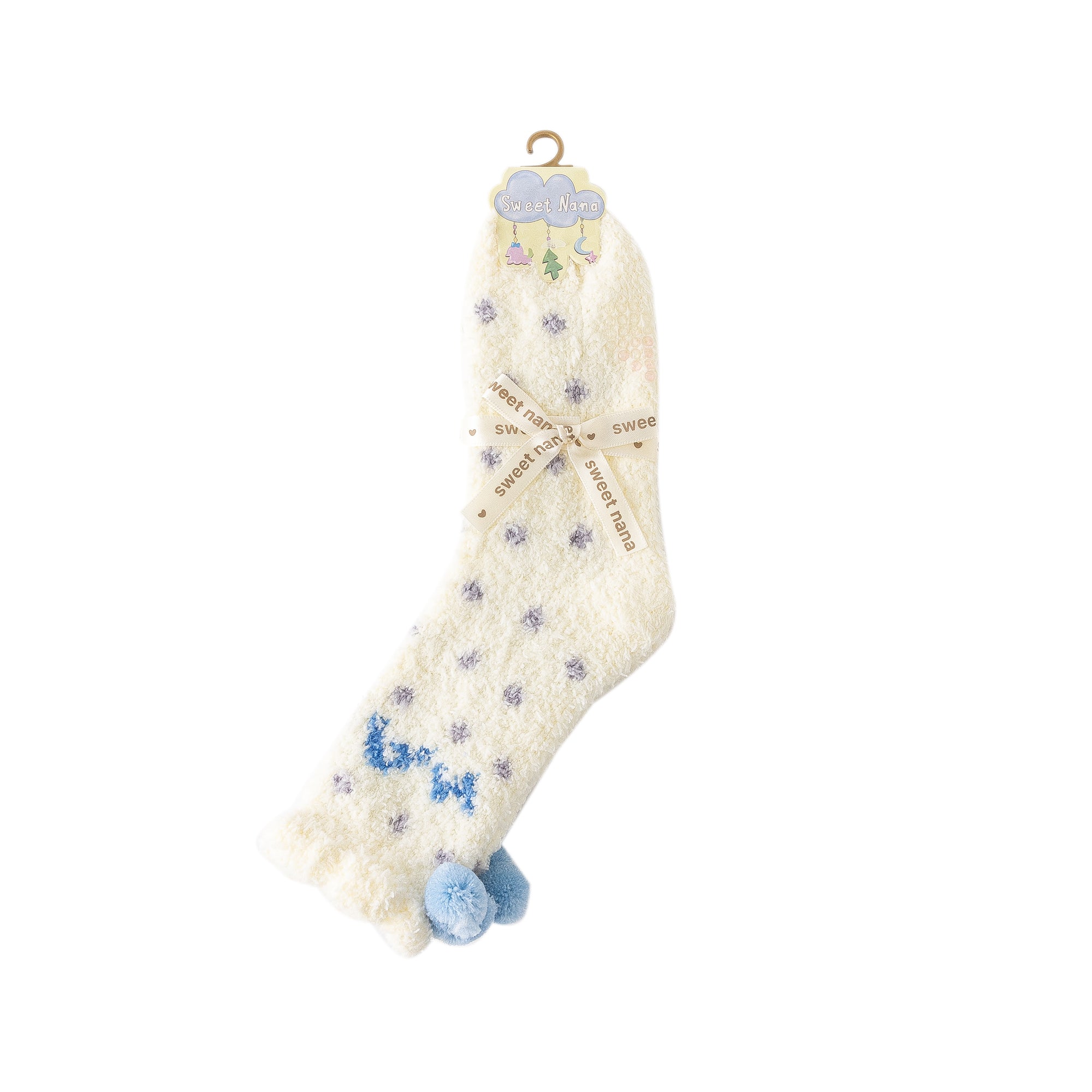 レディース クルー ソックス ラブリーシリーズ ふわふわ 暖かい 快適 室内用 ソックス