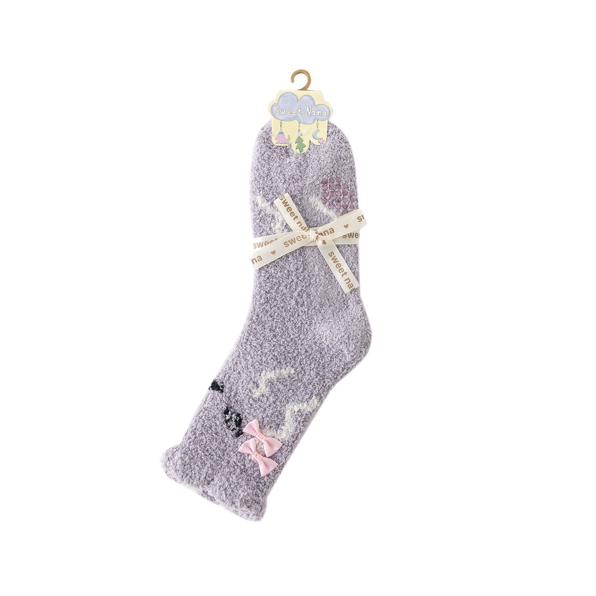 レディース クルー ソックス ラブリーシリーズ ふわふわ 暖かい 快適 室内用 ソックス