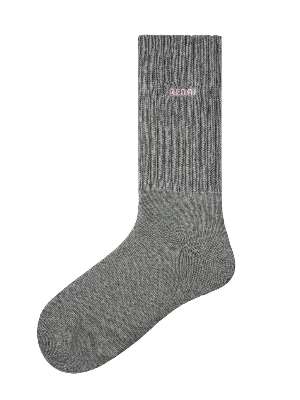 Women Crew Socks Simple Embroidery Casual Cotton Comfortable - SWEET NANA