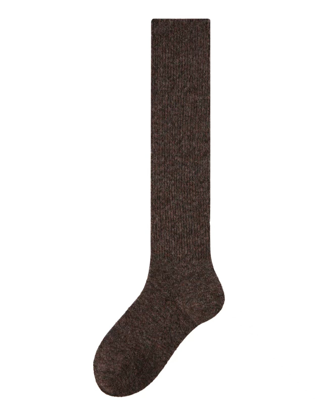 Women's Crew Socks Solid Color Slouch Cotton Casual Cozy Socks