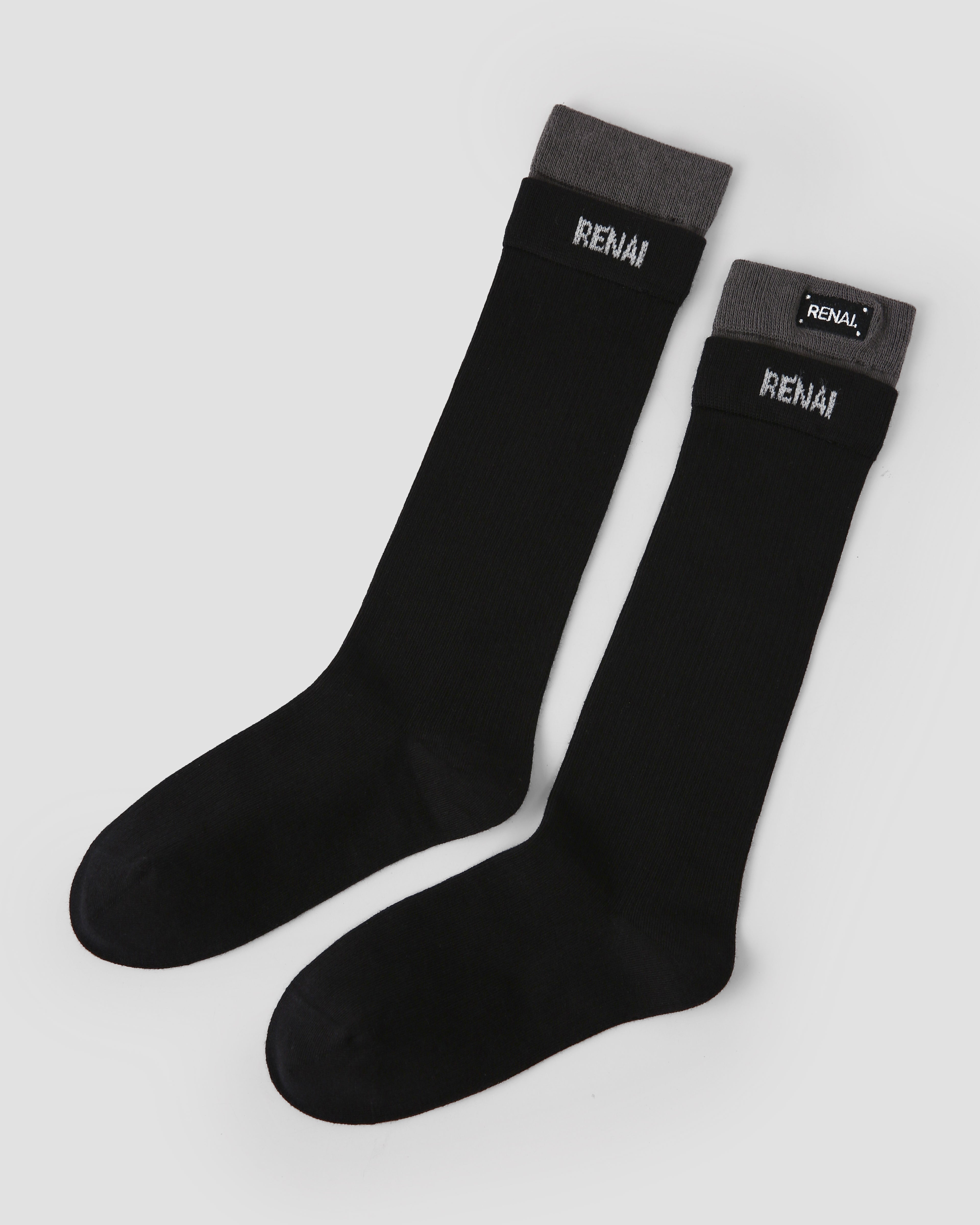 Women Crew Socks Trendy Letter Embroidery Casual Cotton - SWEET NANA