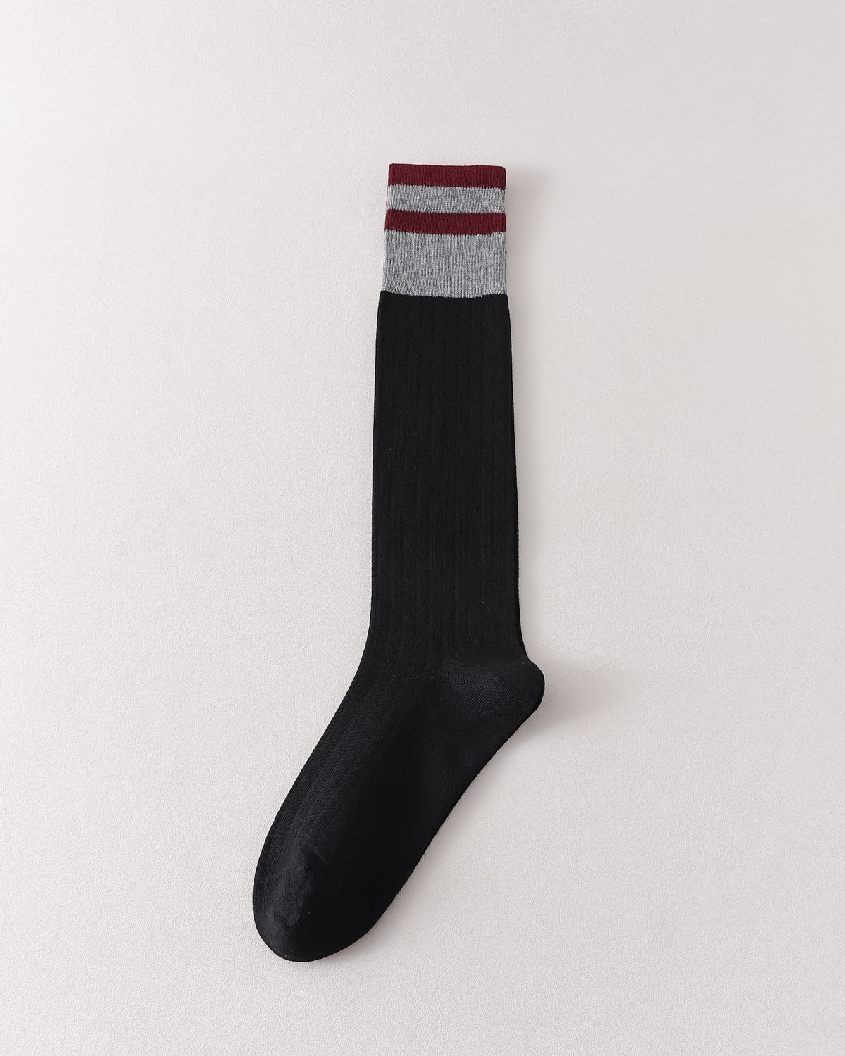 Women's Knee High Socks Color Block Ribbed Slim Fit Fashion Versatile Socks