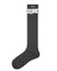 Women Knee High Socks Polka Dot Lace Cotton Cute Chic Style - SWEET NANA