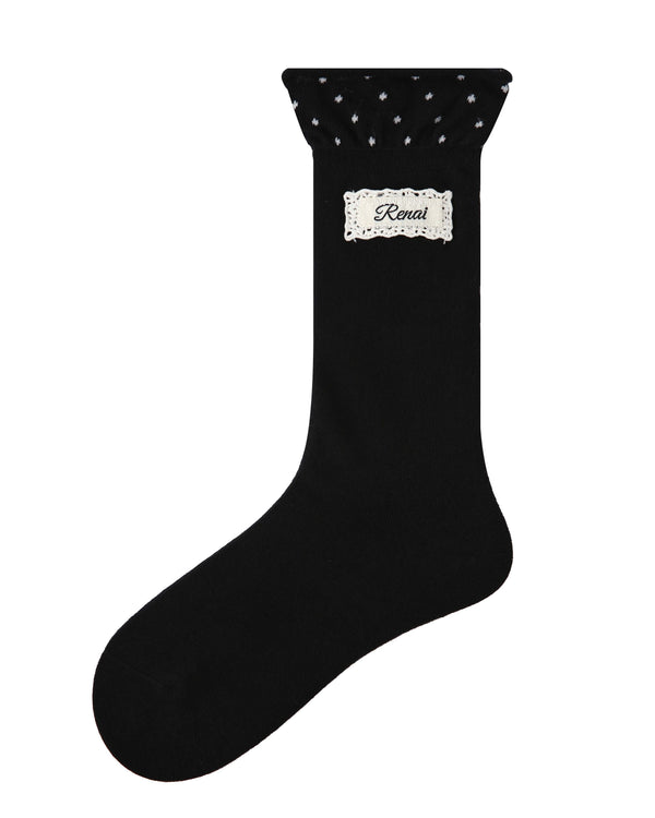 Women Star Pattern Crew Socks Soft Comfortable Breathable - SWEET NANA