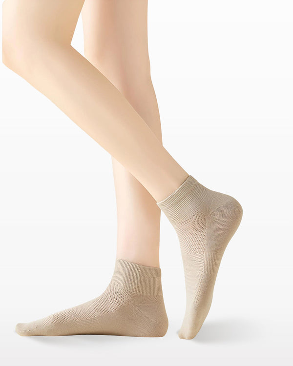 Womens Ankle Socks Loose Cuff Short Cooling Breathable Comfortable Fashion Styling - SWEET NANA