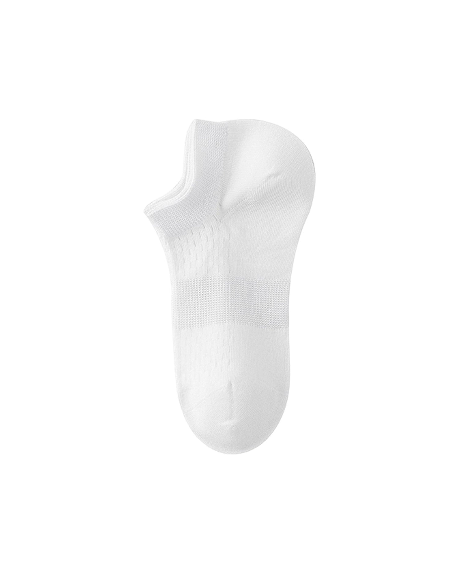 Womens Ankle Socks Reinforced Heel Half Mesh Breathable Combed Cotton