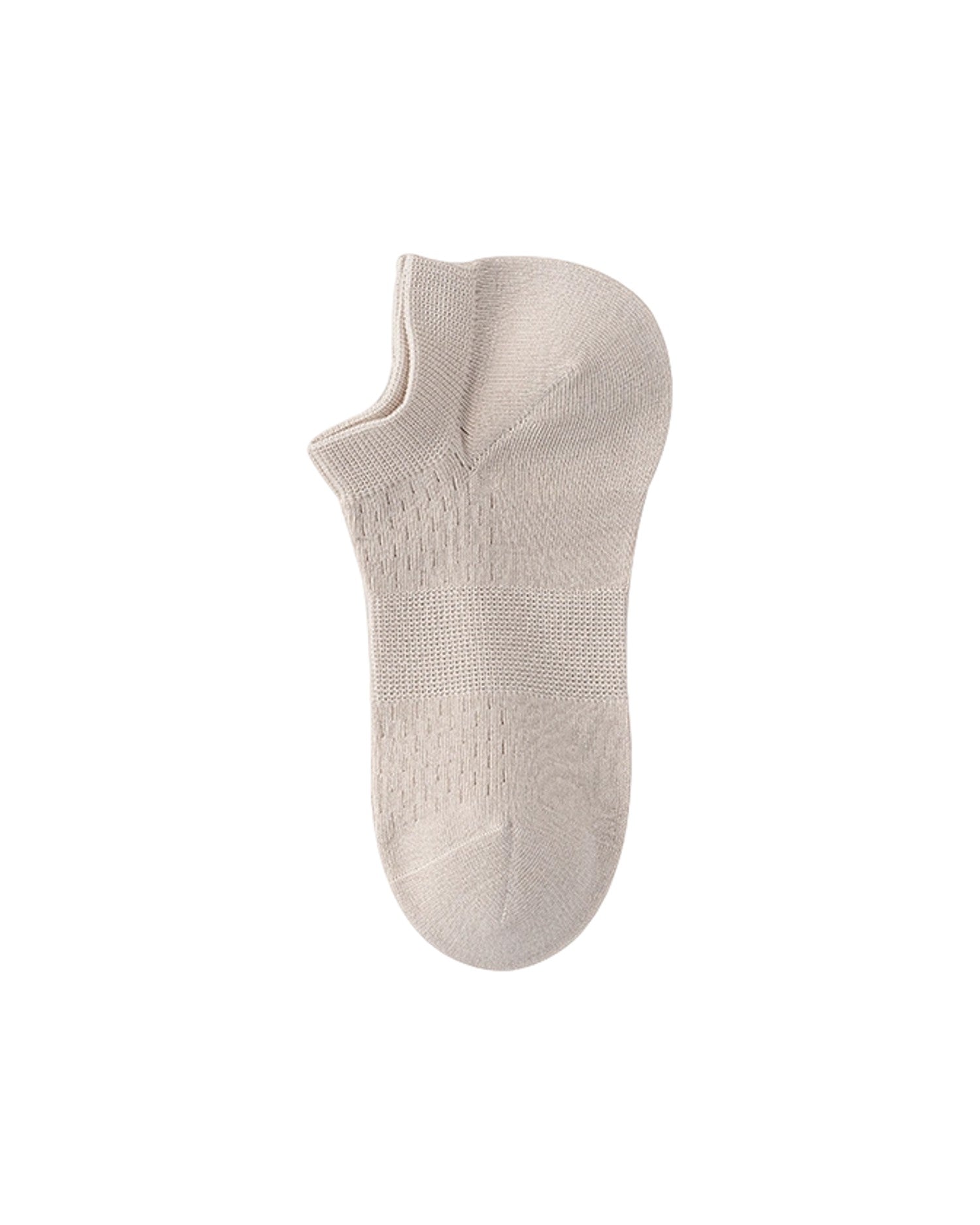 Womens Ankle Socks Reinforced Heel Half Mesh Breathable Combed Cotton