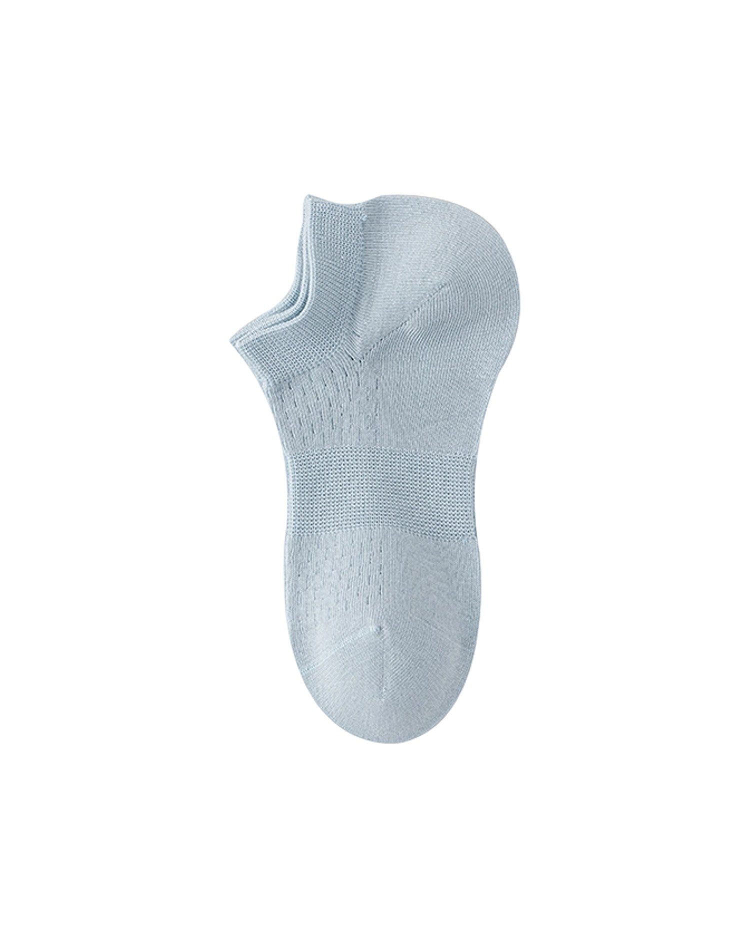 Womens Ankle Socks Reinforced Heel Half Mesh Breathable Combed Cotton