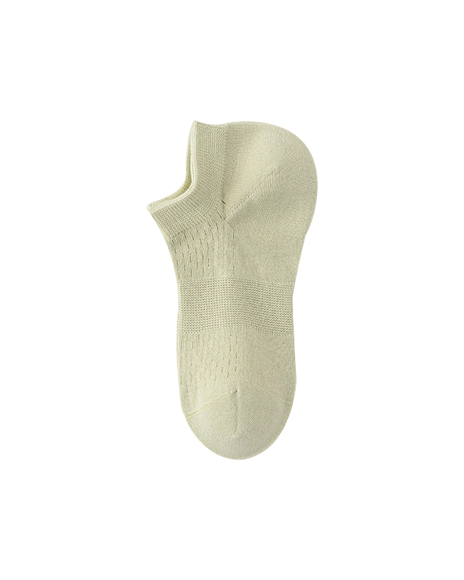 Womens Ankle Socks Reinforced Heel Half Mesh Breathable Combed Cotton