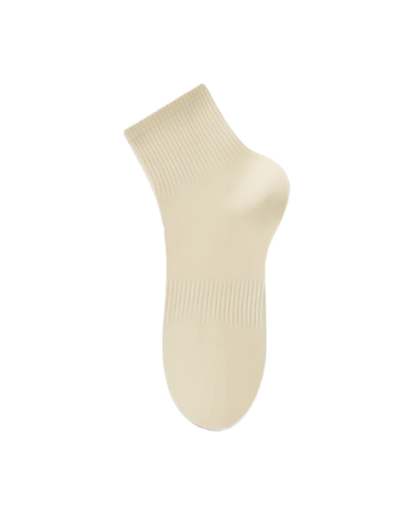 Womens Ankle Socks Solid Color Basic Everyday Combed Cotton - SWEET NANA