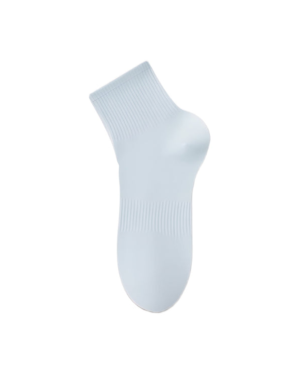 Womens Ankle Socks Solid Color Basic Everyday Combed Cotton - SWEET NANA
