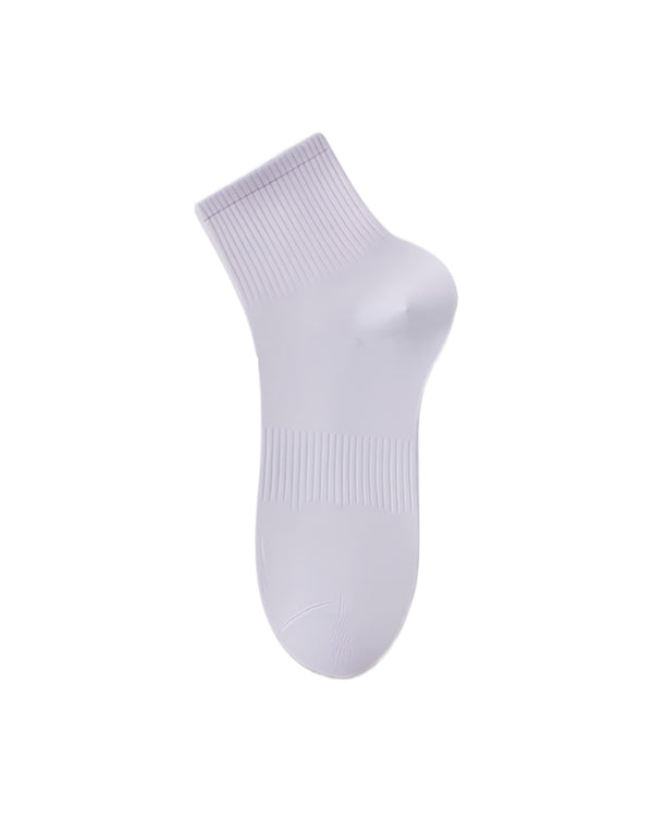 Womens Ankle Socks Solid Color Basic Everyday Combed Cotton - SWEET NANA