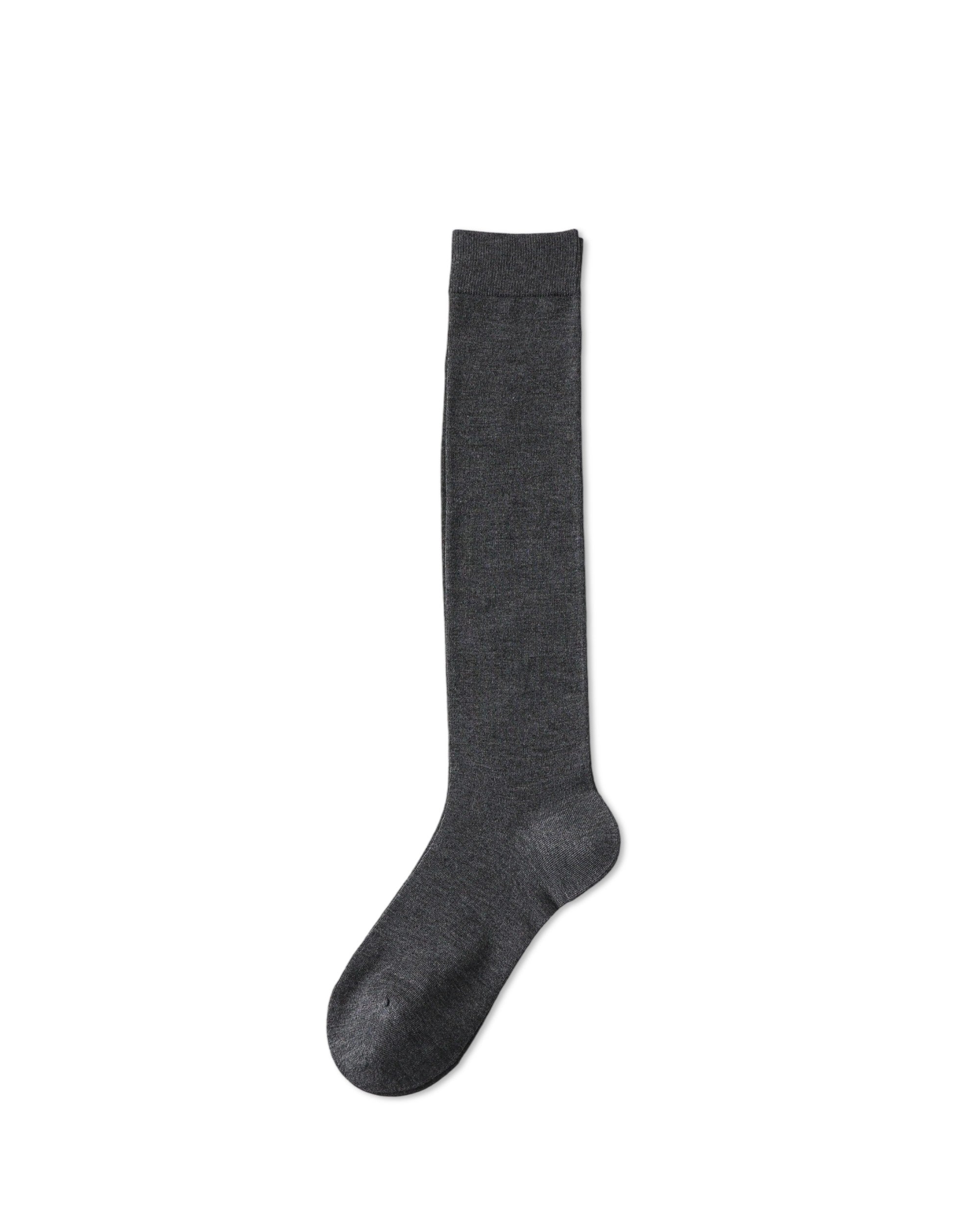 Womens Calf Socks Bamboo Fiber Seamless Breathable Versatile Black White Gray