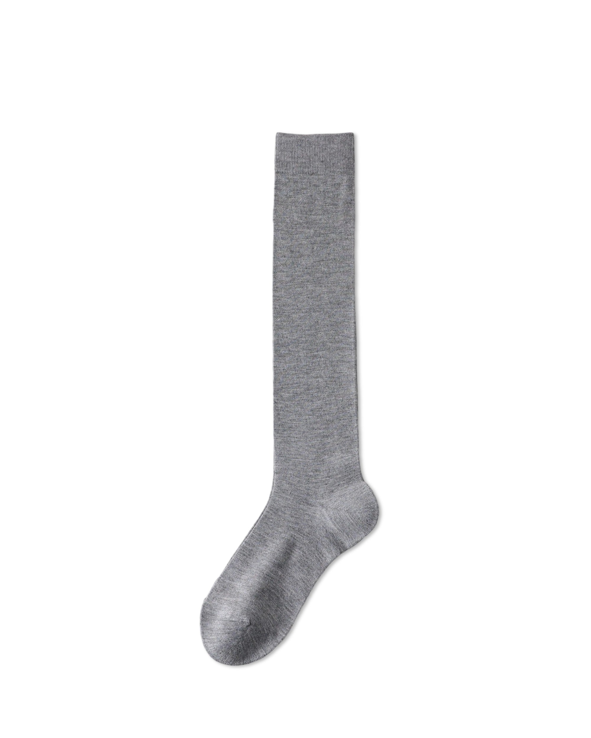 Womens Calf Socks Bamboo Fiber Seamless Breathable Versatile Black White Gray
