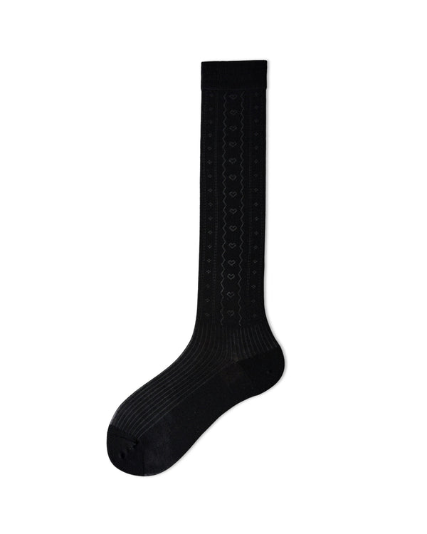 Womens Knee High Socks Lyocell Mulberry Silk Mesh Breathable Slim Black White Gray