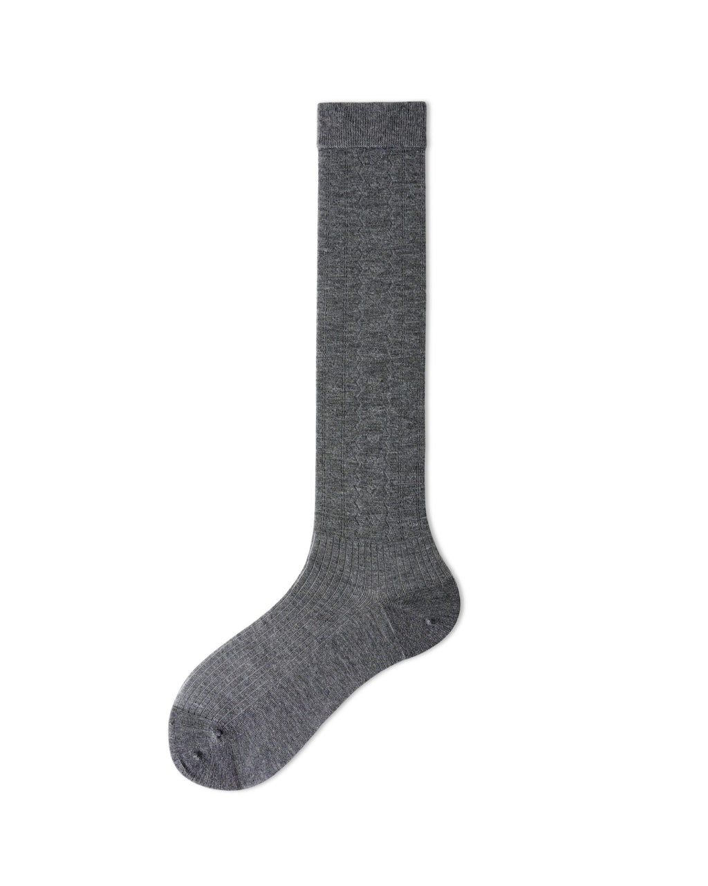 Womens Knee High Socks Lyocell Mulberry Silk Mesh Breathable Slim Black White Gray