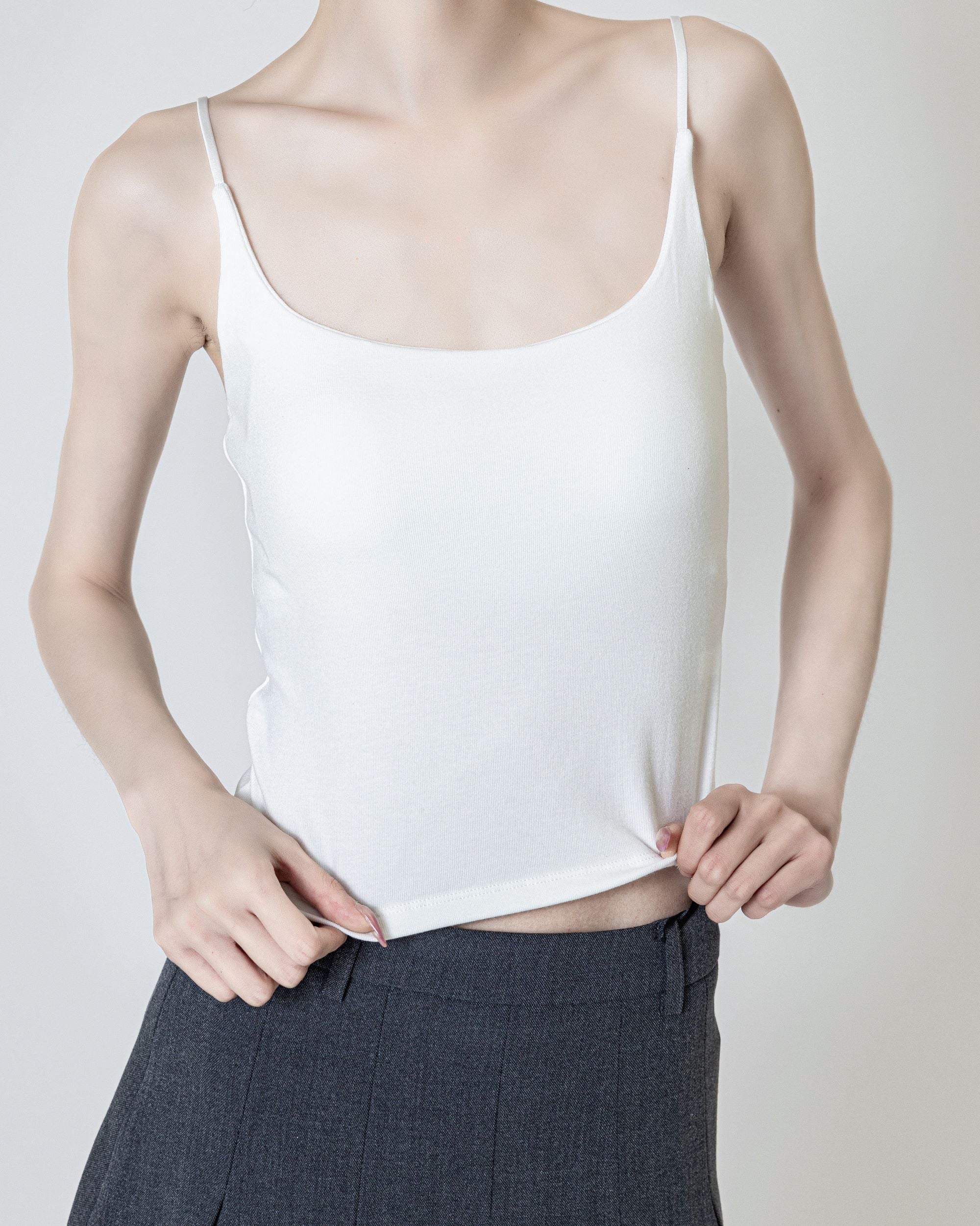 Womens Camisole Solid Color Adjustable Straps Cooling Comfortable Fashion Styling