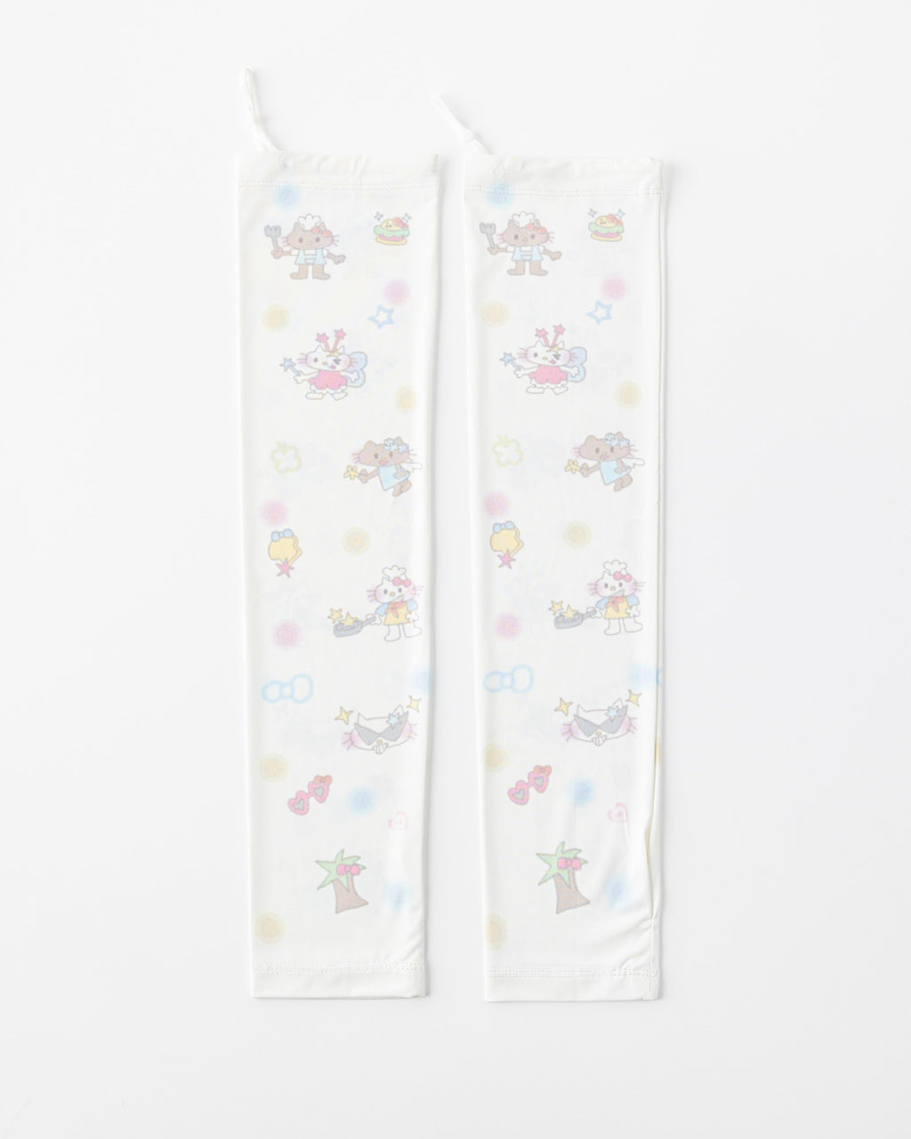 Womens Cooling Arm Sleeves Cartoon Cat Fantasy Print Cooling Sun Protection Breathable - SWEET NANA