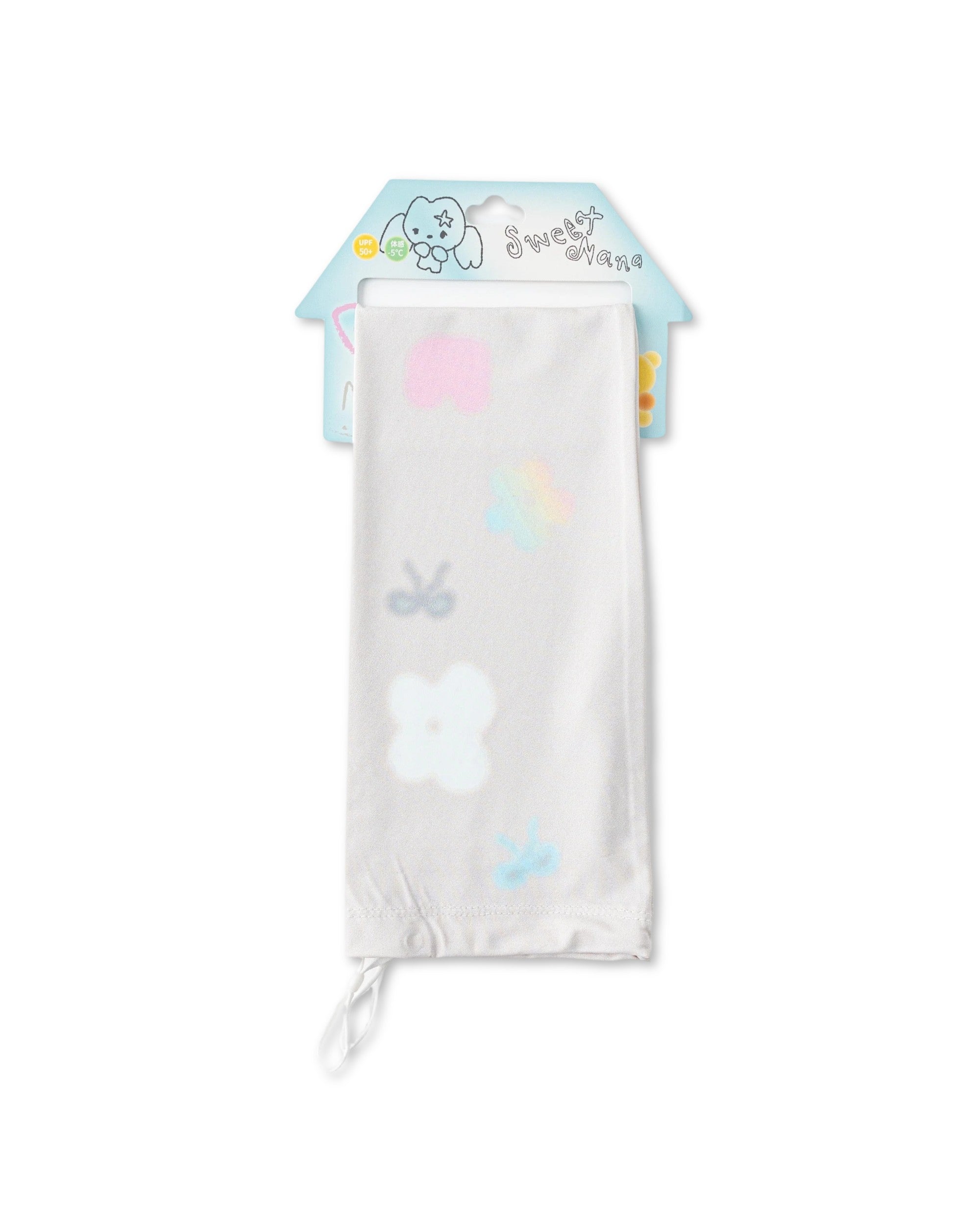 Womens Cooling Arm Sleeves Rainbow Bow Flower Cooling Sun Protection Comfortable - SWEET NANA