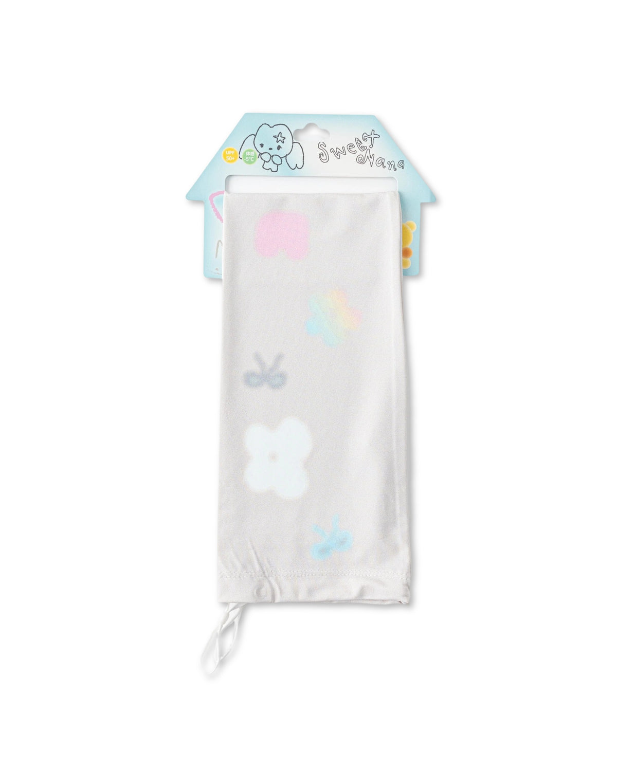 Womens Cooling Arm Sleeves Rainbow Bow Flower Cooling Sun Protection Comfortable - SWEET NANA