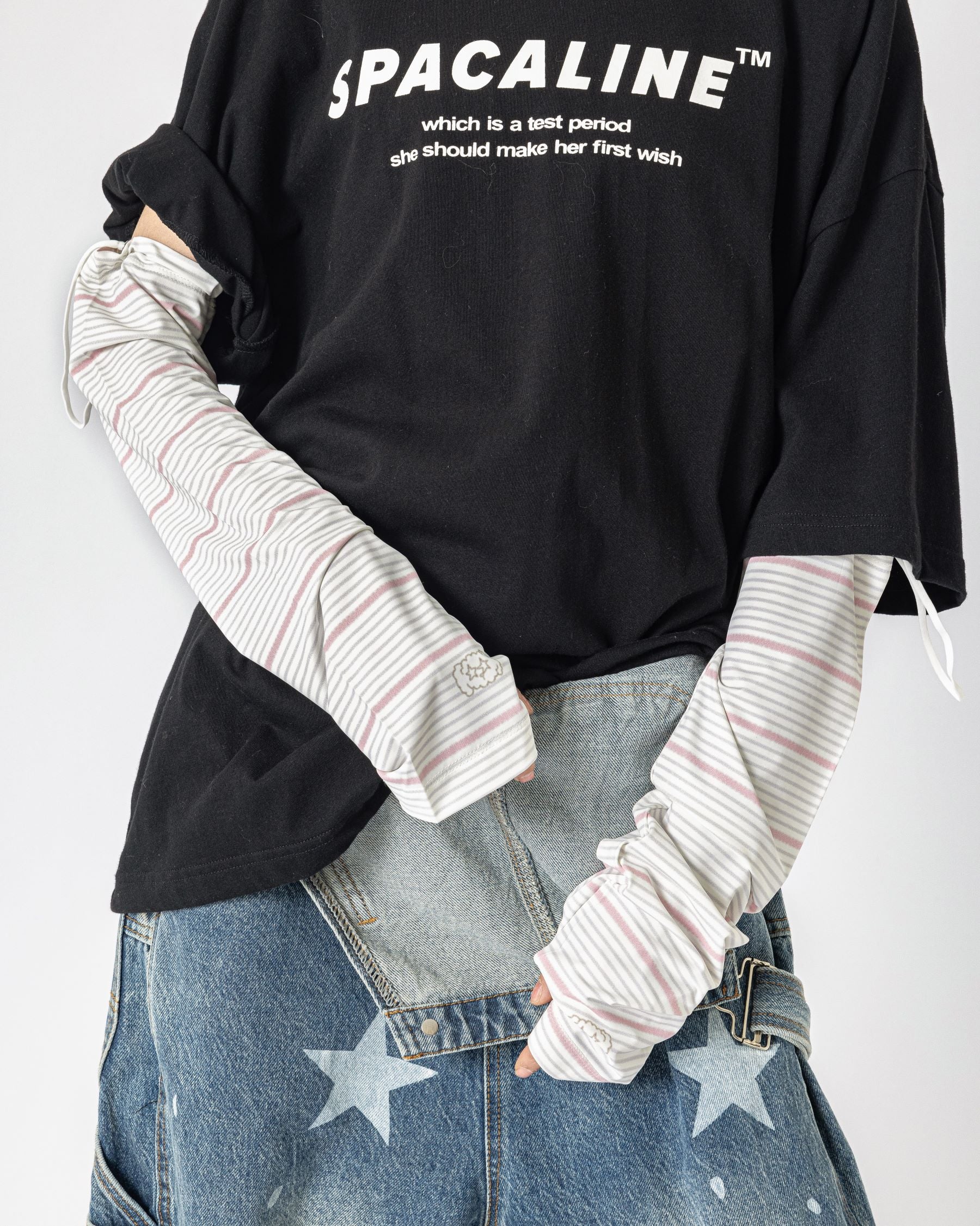 Womens Cooling Arm Sleeves Striped Puppy Cute Print Cooling Sun Protection Breathable