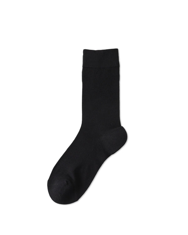 Womens Crew Socks Bamboo Fiber Seamless Breathable Versatile Black White Gray
