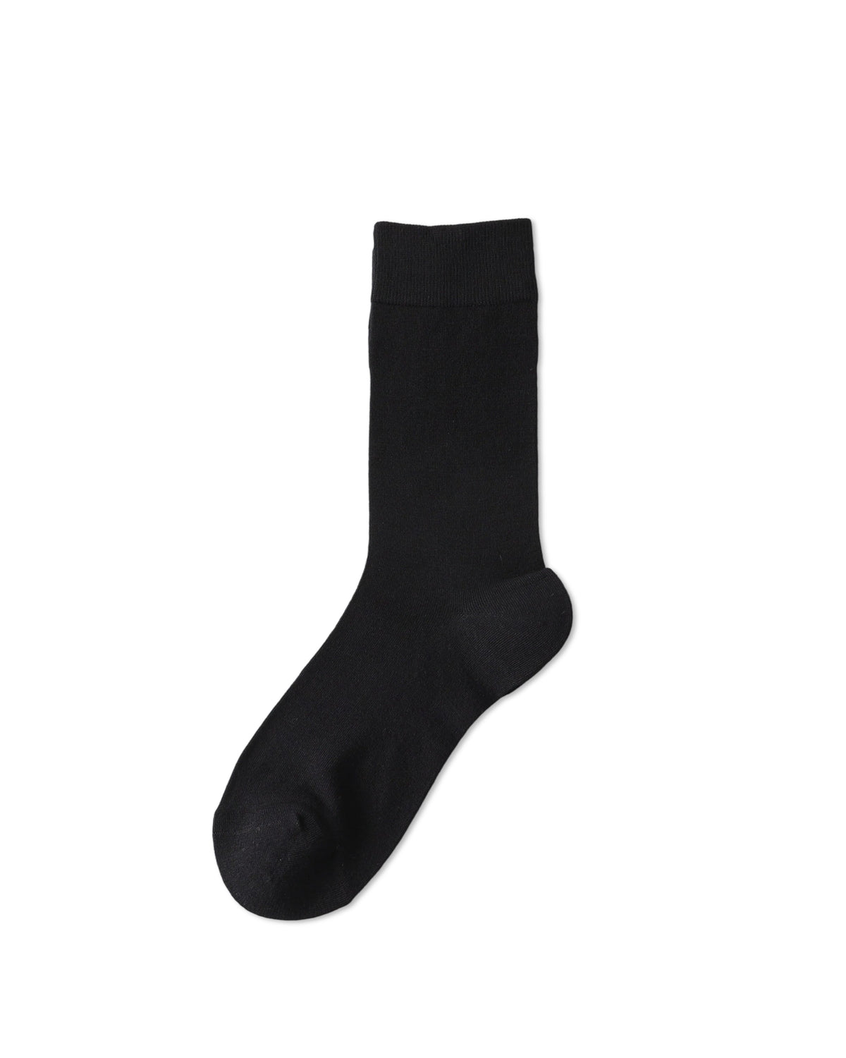 Womens Crew Socks Bamboo Fiber Seamless Breathable Versatile Black White Gray