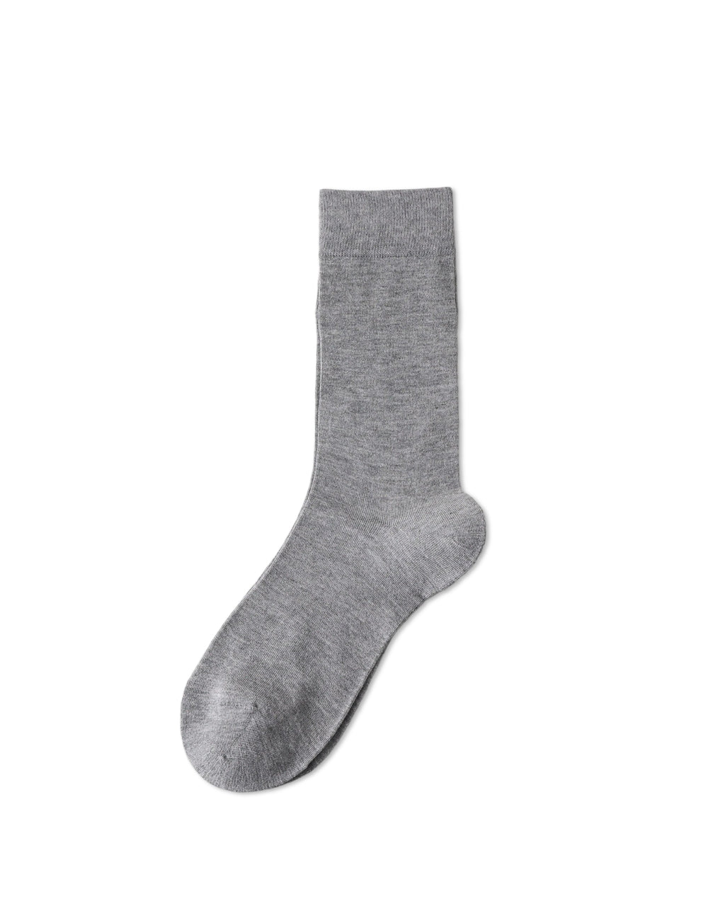 Womens Crew Socks Bamboo Fiber Seamless Breathable Versatile Black White Gray