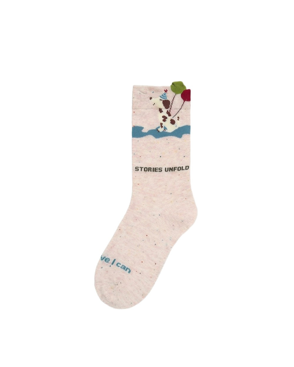 Womens Crew Socks Cartoon Dot Yarn Cute Pattern Playful Socks - SWEET NANA