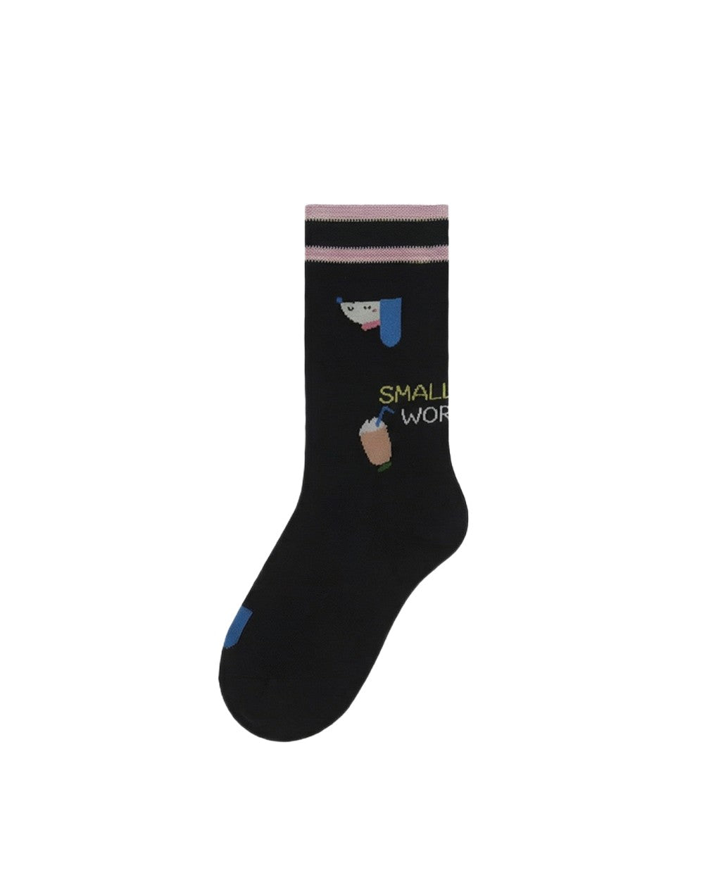 Womens Crew Socks Cartoon Dot Yarn Cute Pattern Playful Socks - SWEET NANA