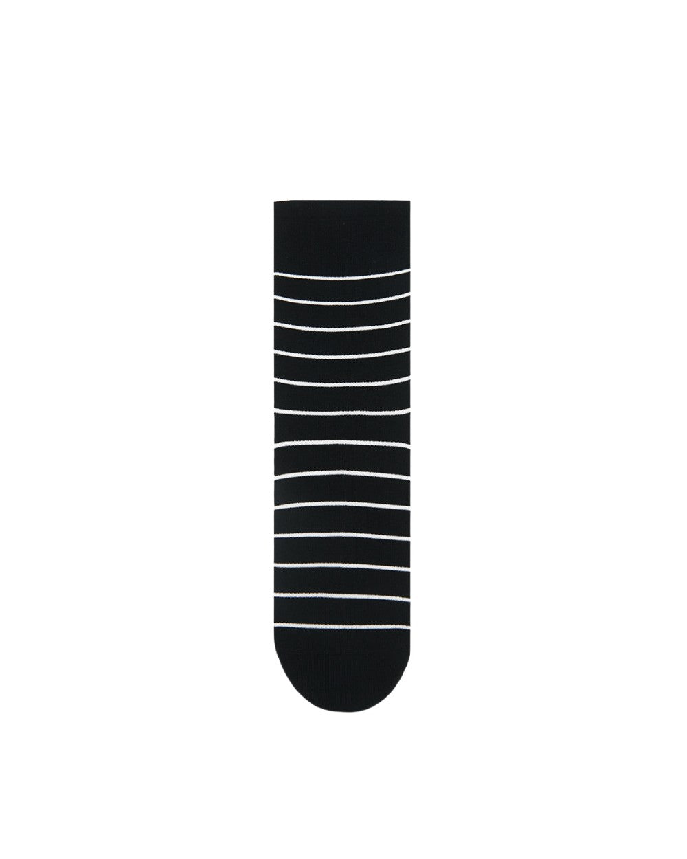 Womens Crew Socks Classic Stripe Ribbed Simple Casual Socks - SWEET NANA