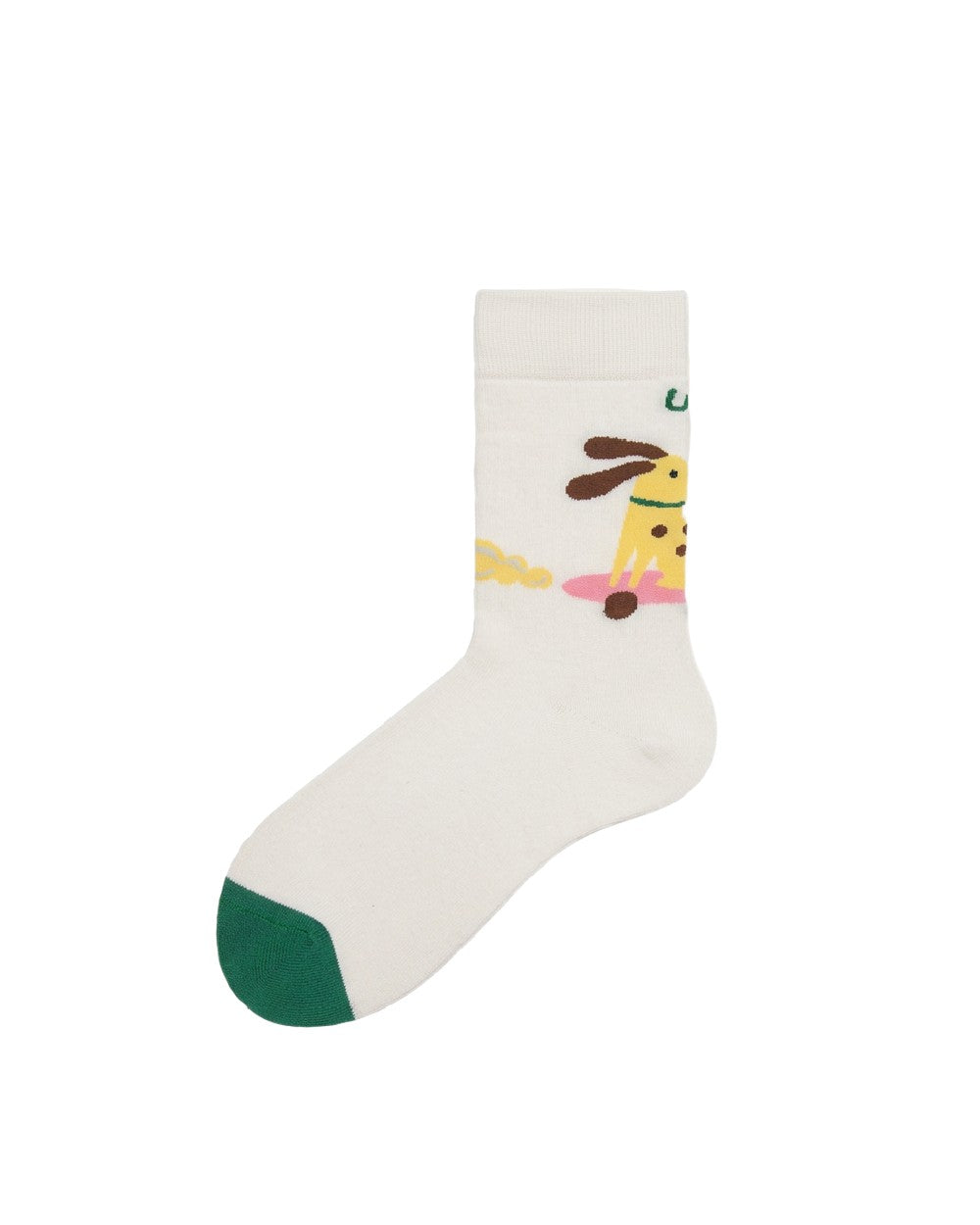 Womens Crew Socks Cute Cartoon Face Pattern Fun Casual Socks