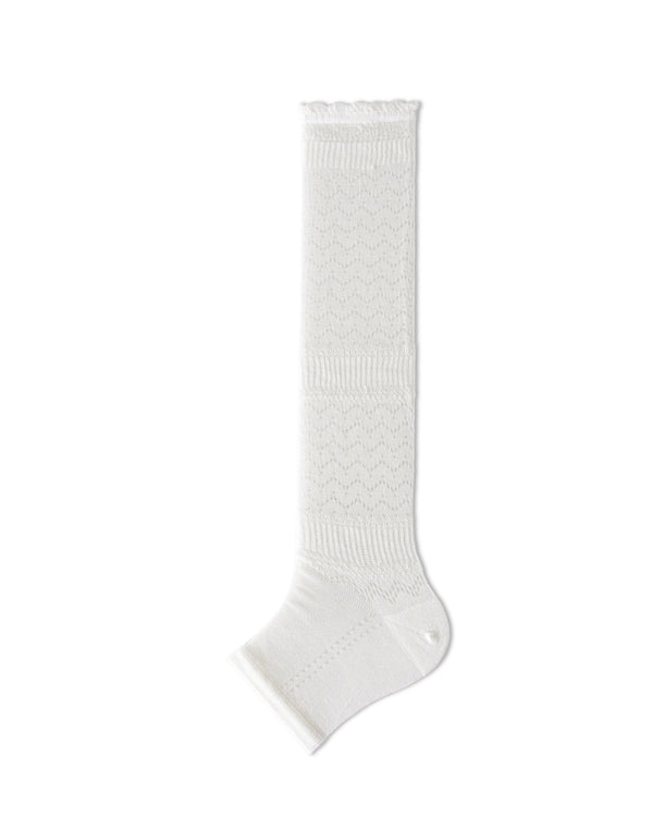 Womens Crew Socks Lyocell Mulberry Silk Large Mesh Lace Breathable Slouchy