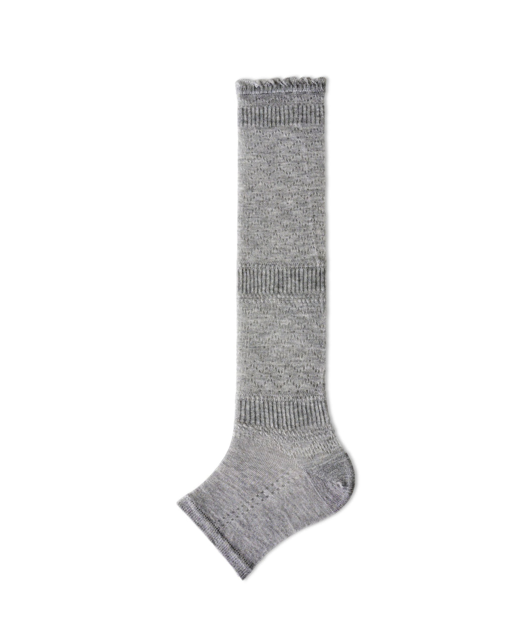 Womens Crew Socks Lyocell Mulberry Silk Large Mesh Lace Breathable Slouchy