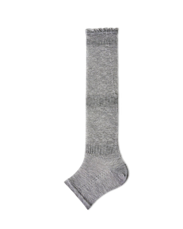 Womens Crew Socks Lyocell Mulberry Silk Large Mesh Lace Breathable Slouchy
