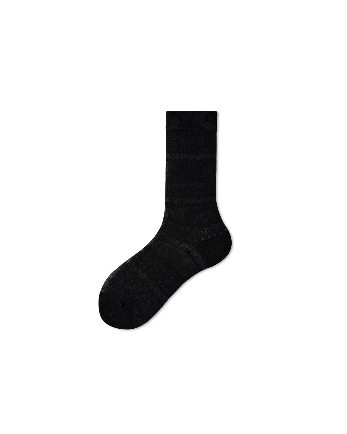 Womens Crew Socks Lyocell Mulberry Silk Mesh Breathable Slouchy Versatile
