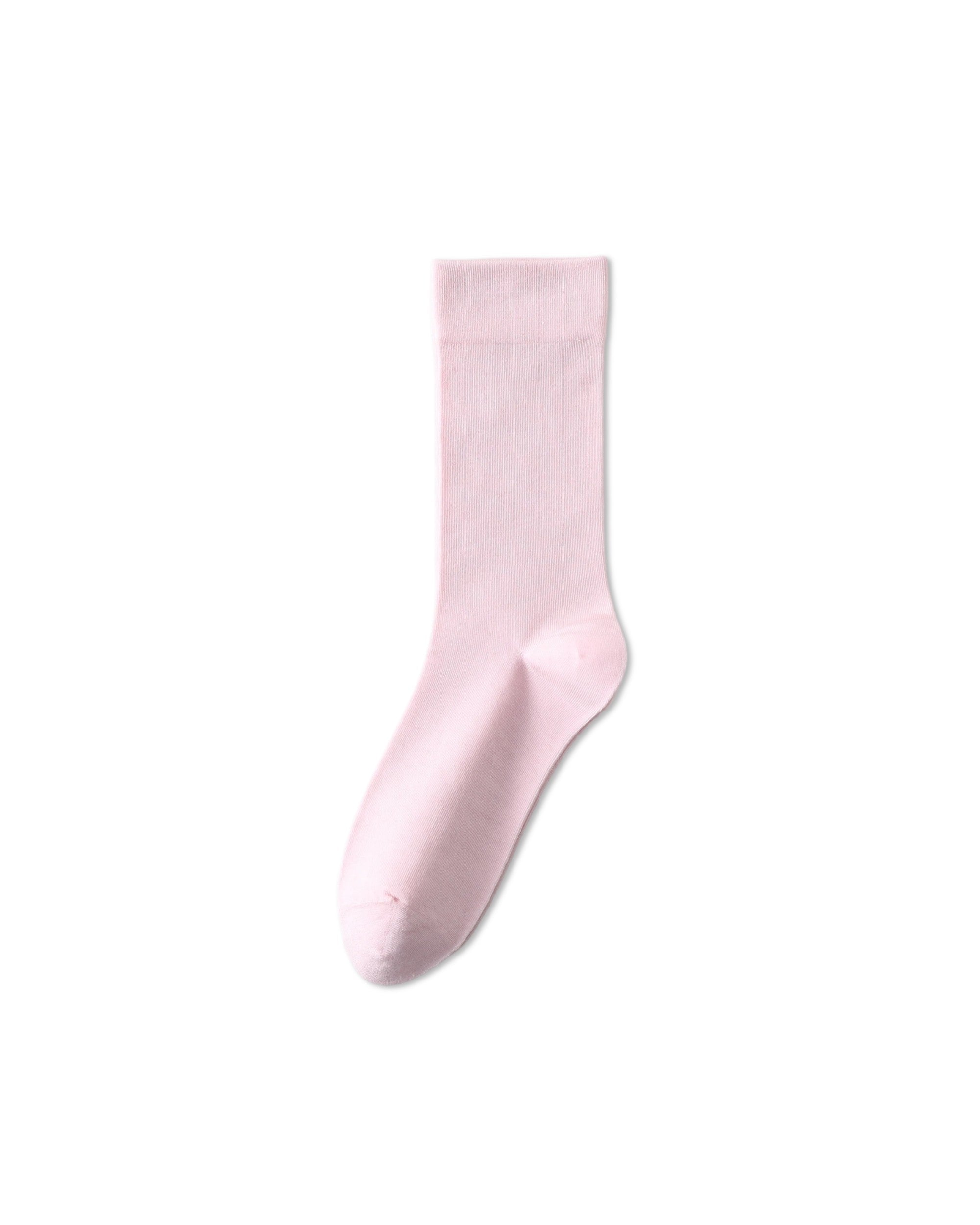 Womens Crew Socks Lyocell Mulberry Silk Seamless Breathable Morandi Slouchy