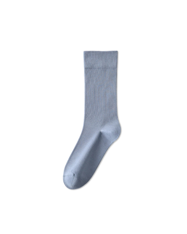 Womens Crew Socks Lyocell Mulberry Silk Seamless Breathable Morandi Slouchy