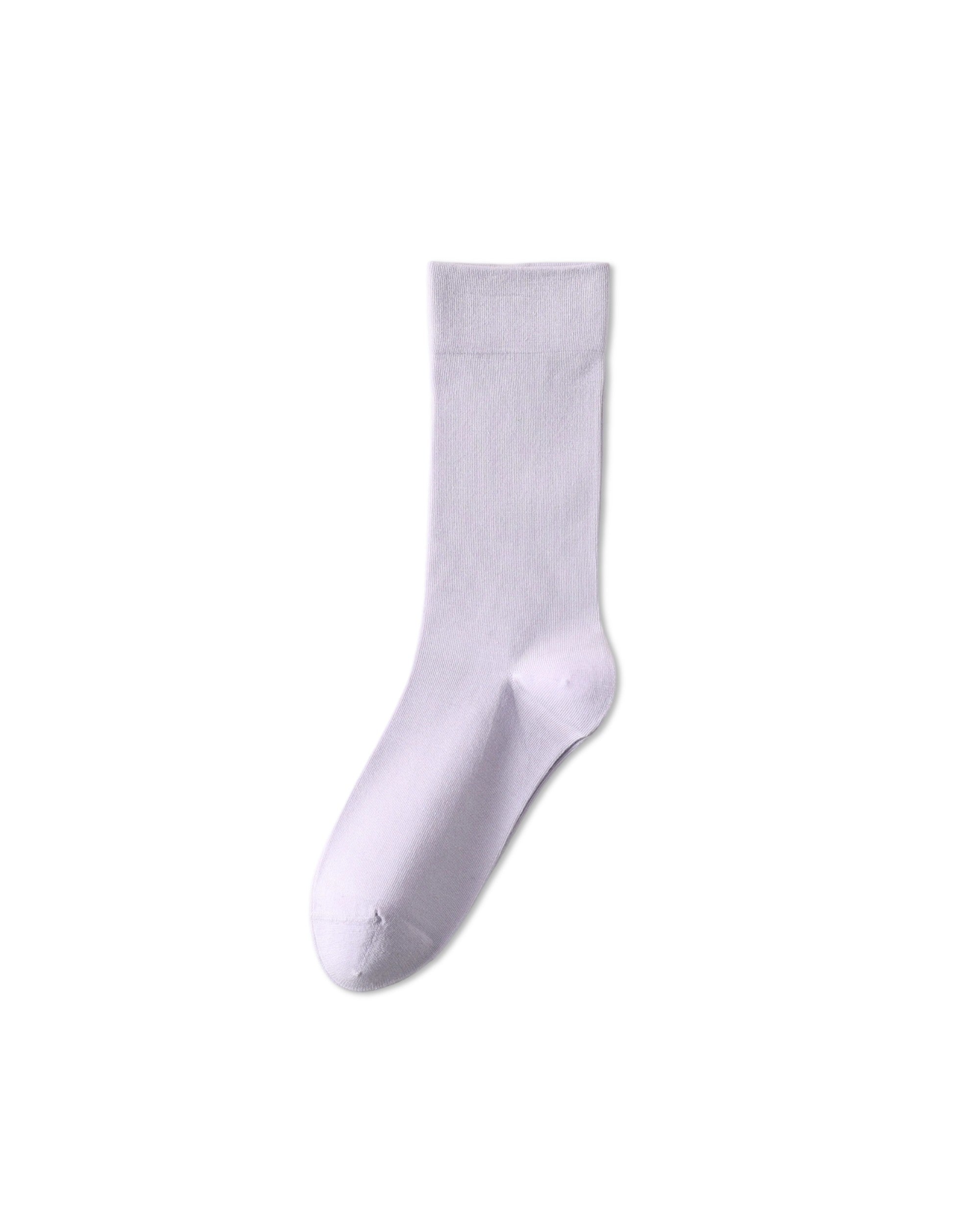Womens Crew Socks Lyocell Mulberry Silk Seamless Breathable Morandi Slouchy