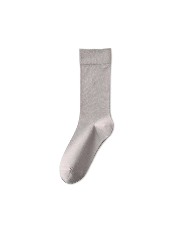 Womens Crew Socks Lyocell Mulberry Silk Seamless Breathable Morandi Slouchy