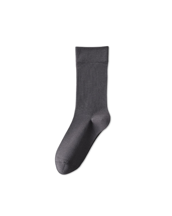 Womens Crew Socks Lyocell Mulberry Silk Seamless Breathable Slouchy Morandi