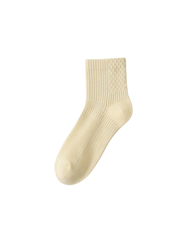 Womens Ankle Socks Main Collection Long Cotton Cooling Breathable Comfortable Fashion Styling - SWEET NANA