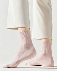 Womens Crew Socks Mesh Breathable Cooling Comfortable