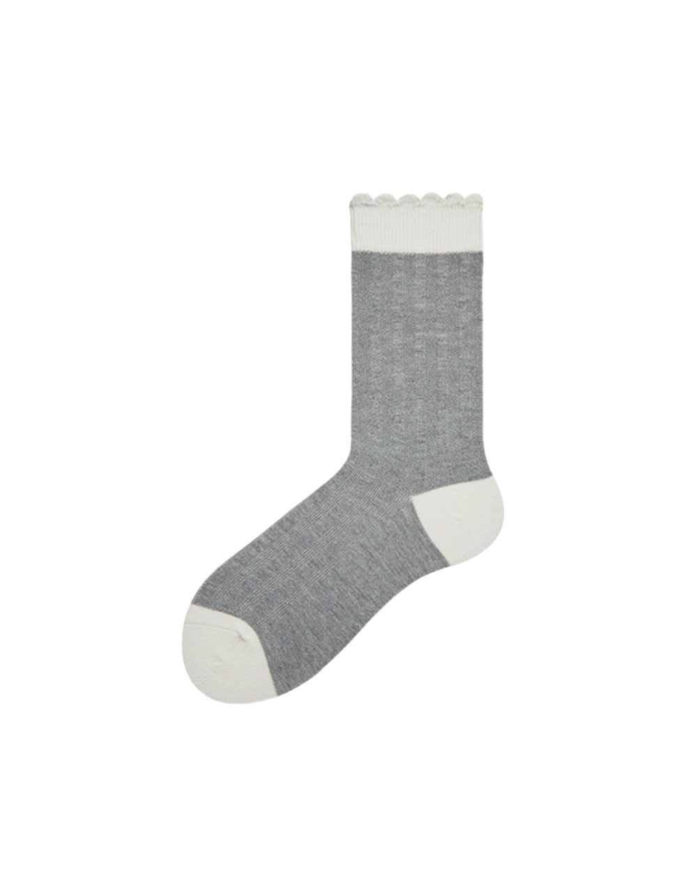 Womens Crew Socks Retro Contrast Color Block Casual Socks - SWEET NANA