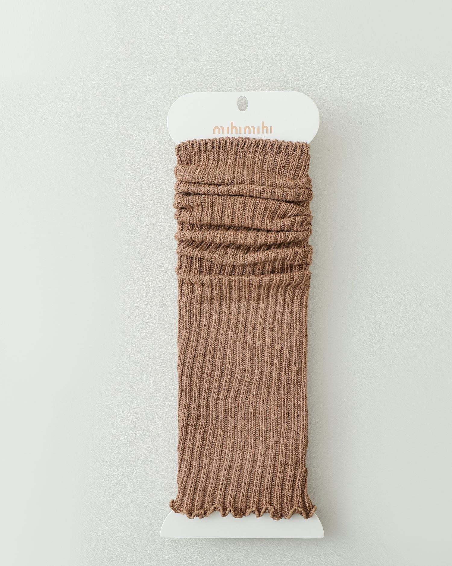 Womens Fashion Leg Warmers Ruffled Cuff Slim Look Thick Knit