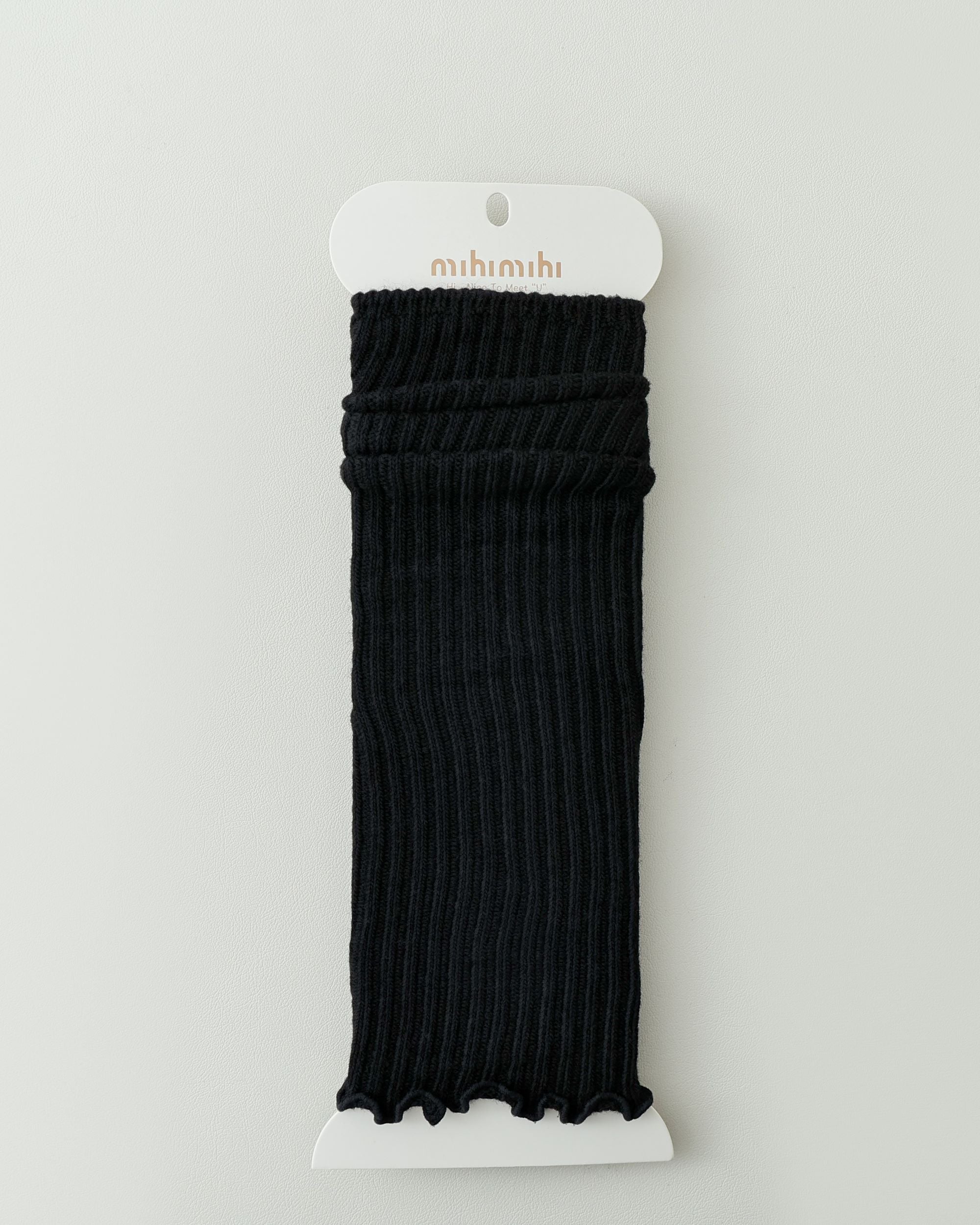 Womens Fashion Leg Warmers Thick Knit Ruffled Cuff Slim Look