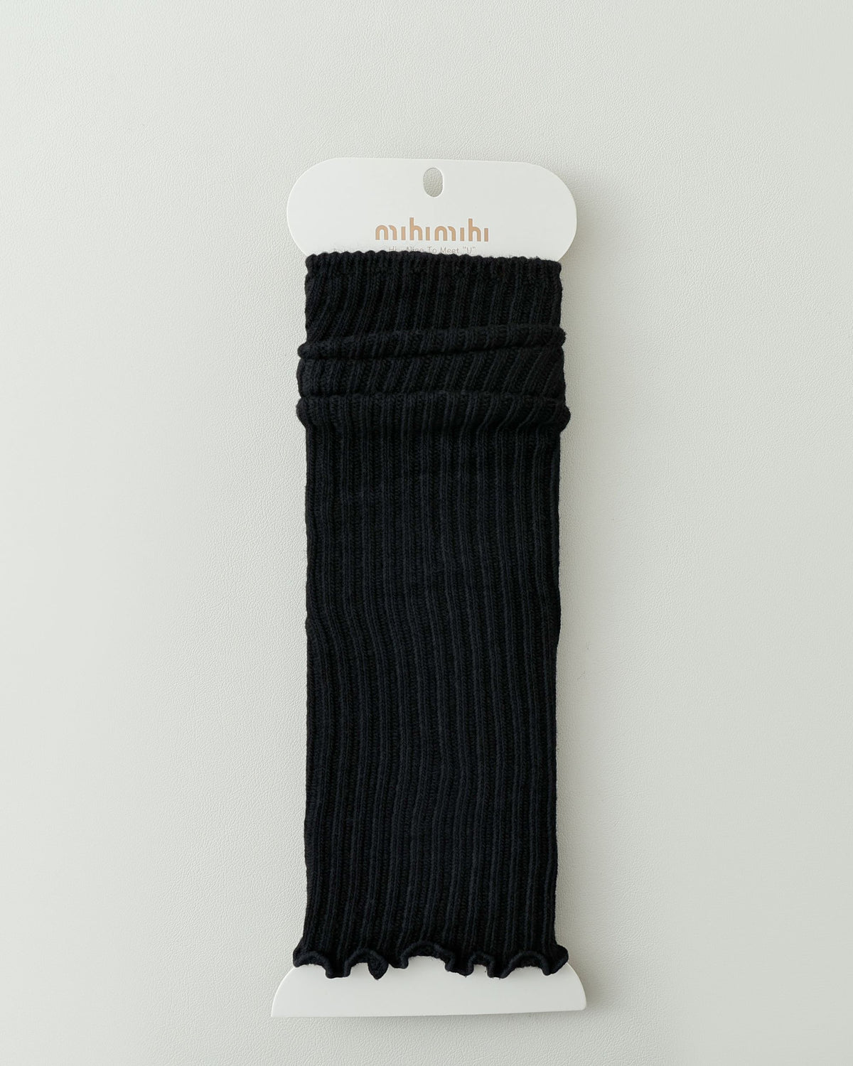 Womens Fashion Leg Warmers Thick Knit Ruffled Cuff Slim Look