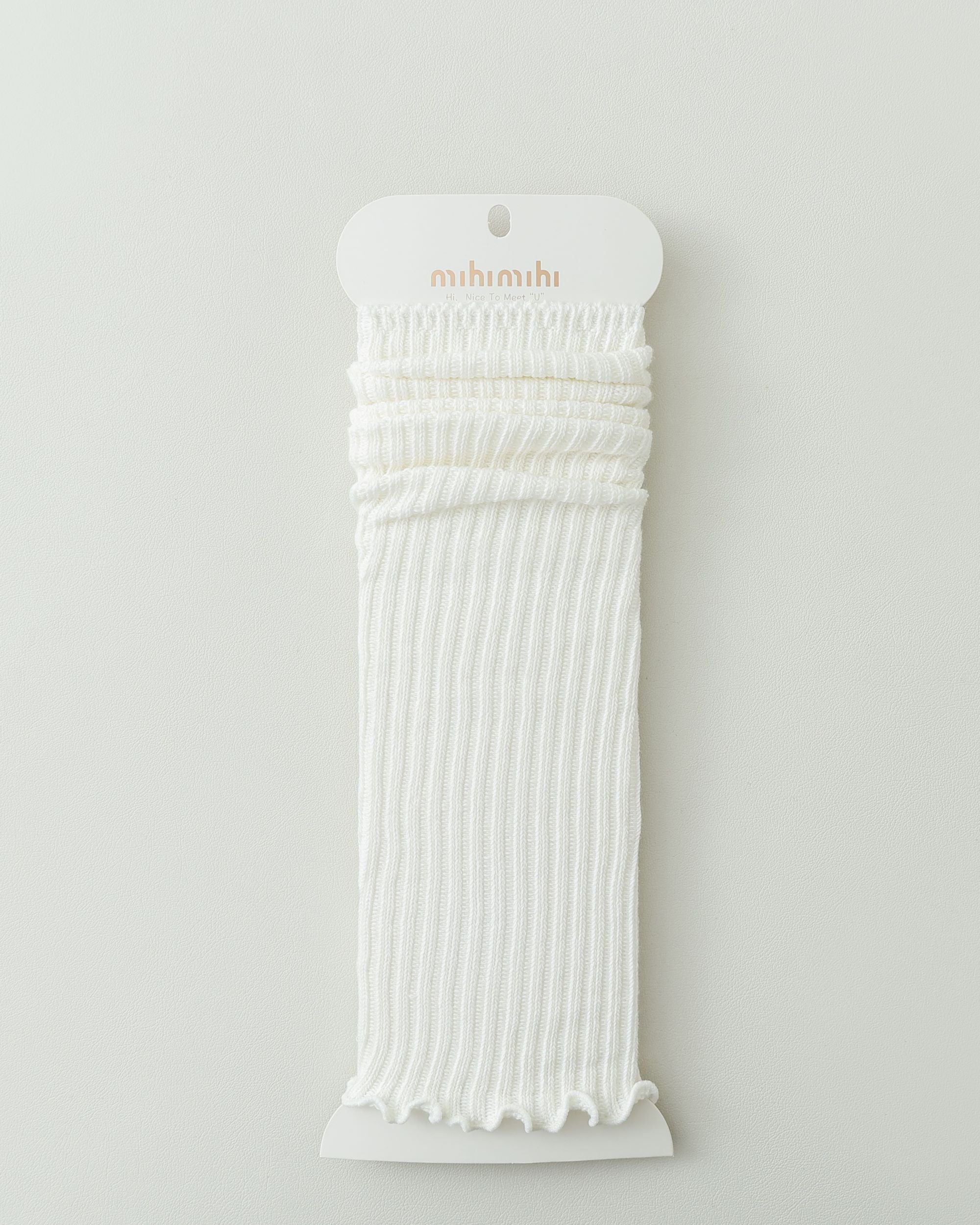 Womens Fashion Leg Warmers Thick Knit Ruffled Cuff Slim Look