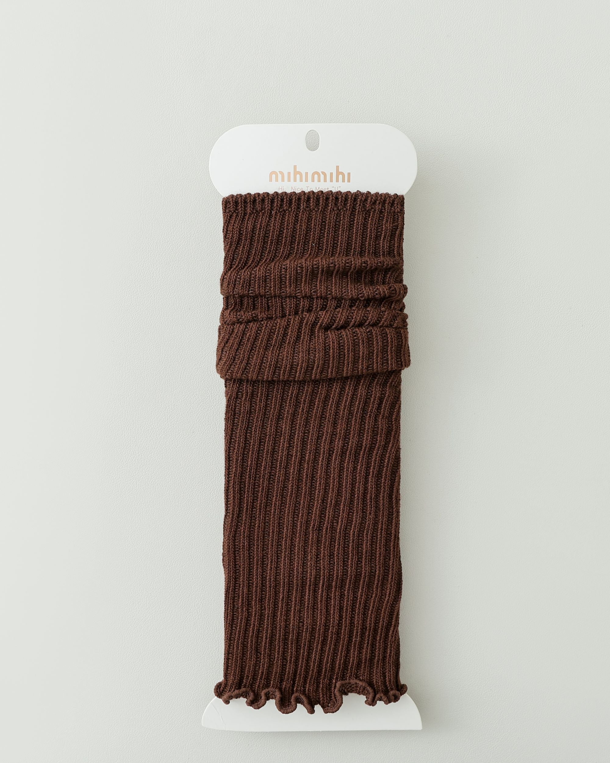 Womens Fashion Leg Warmers Thick Knit Ruffled Cuff Slim Look